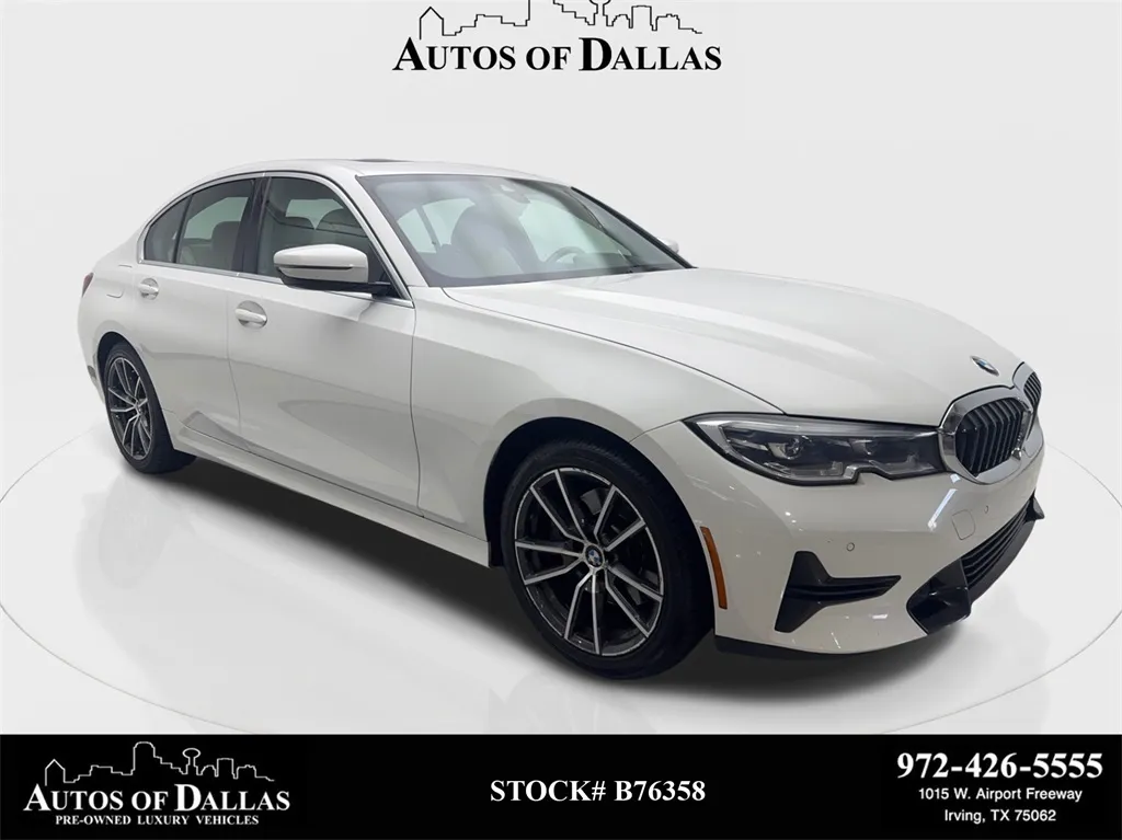 2021 BMW 3 Series 330i SPORT LINE,NAV,CAM,SUNROOF,HTD STS,BLIND SPOT