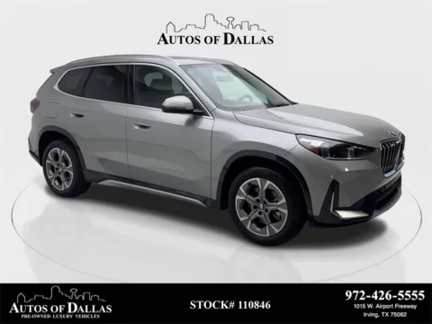 Silver 2025 BMW X1 xDrive28i X LINE,NAV,CAM,PANO,HTD STS,BLIND SPOT for sale in Irving, TX