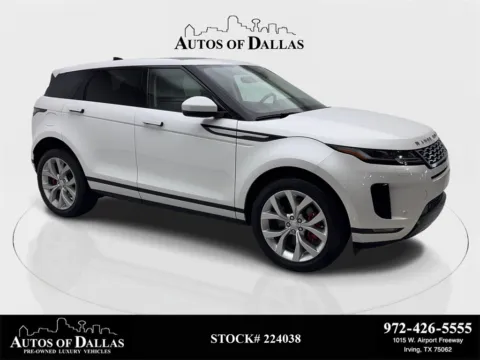White 2023 Land Rover Range Rover Evoque SE NAV,CAM,PANO,HTD STS,BLIND SPOT,20" WLS for sale in Irving, TX