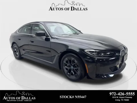 Black 2023 BMW i4 eDrive40 NAV,CAM,SUNROOF,HTD STS,BLIND SPOT for sale in Irving, TX