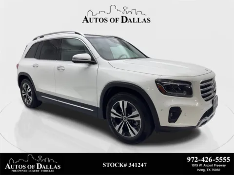 White 2024 Mercedes-Benz GLB 250 NAV,CAM,PANO,HTD STS,BLIND SPOT,3RD ROW for sale in Irving, TX