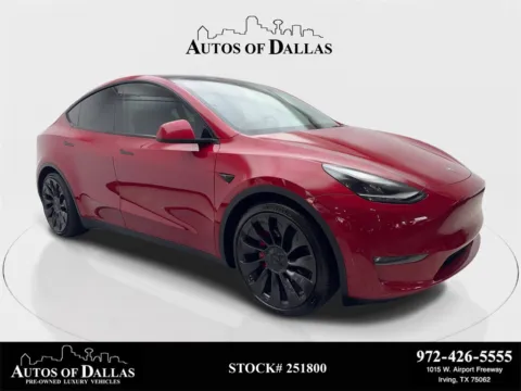 Red 2021 Tesla Model Y Performance for sale in Irving, TX