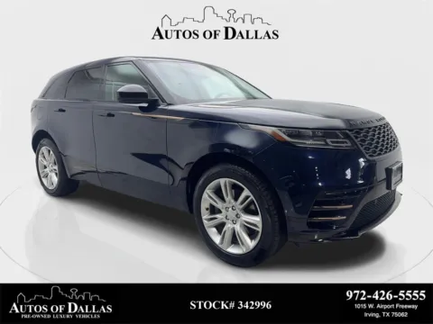 Blue 2022 Land Rover Range Rover Velar P250 R-Dynamic S NAV,CAM,PANO,HTD STS,BLIND SPOT for sale in Irving, TX