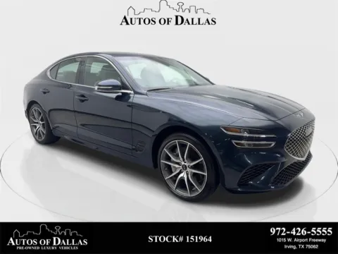 Blue 2025 Genesis G70 2.5T NAV,CAM,HTD STS,BLIND SPOT,19" WLS for sale in Irving, TX