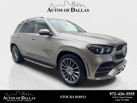 Gold 2022 Mercedes-Benz GLE 350 AMG SPORT,NAV,CAM,PANO,BLIND SPOT,21" WLS for sale in Irving, TX
