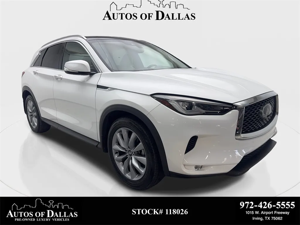 2022 INFINITI QX50 LUXE CAM,PANO,HTD STS,BLIND SPOT,19" WLS for sale in Irving, TX