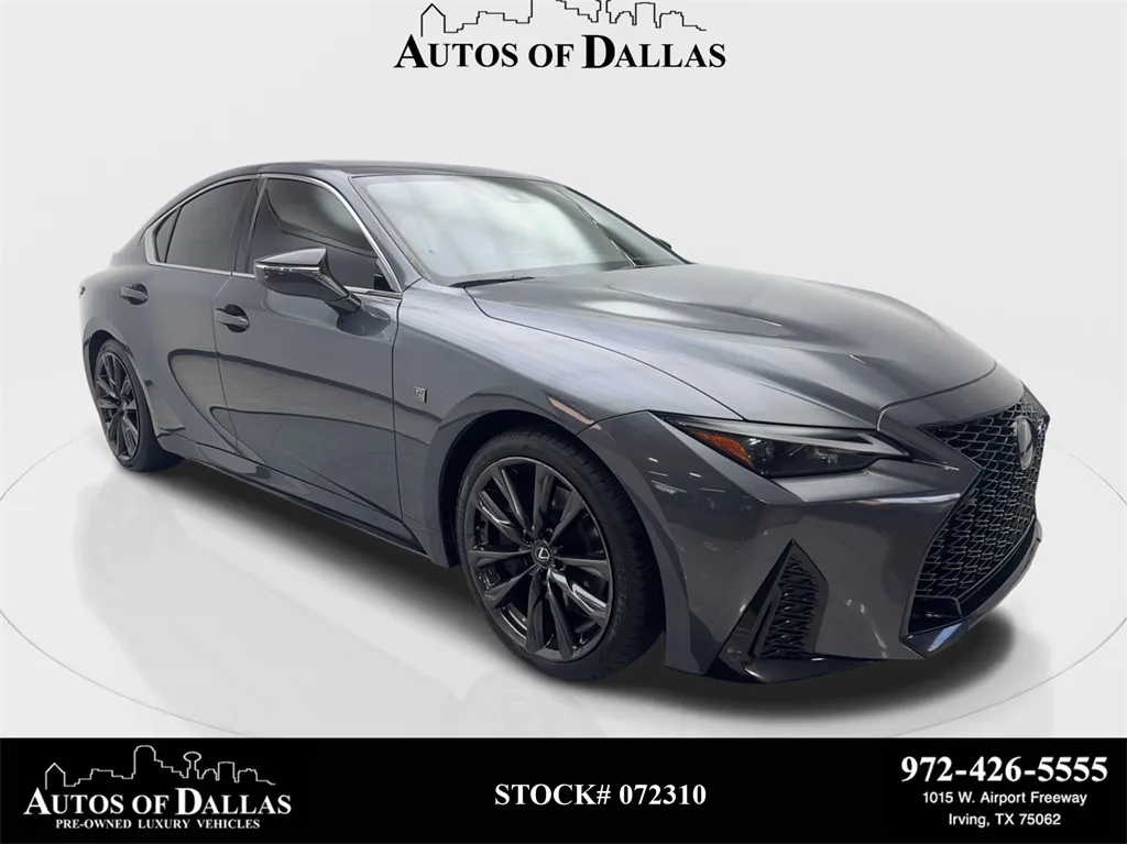 2024 Lexus IS 350 F SPORT Design CAM,SUNROOF,CLMT STS,BLIND SPOT for sale in Irving, TX