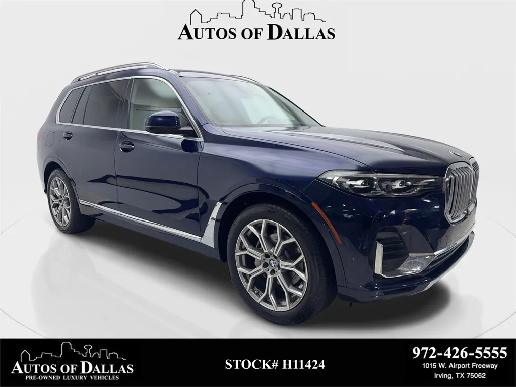 2021 BMW X7 xDrive40i LUX STS,NAV,CAM,PANO,CLMT STS,HEADS UP,3 for sale in Irving, TX