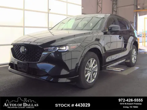 Black 2024 Mazda CX-5 2.5 S Select Package CAM,HTD STS,BLIND SPOT,17" WL for sale in Irving, TX