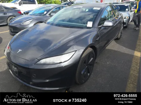 Black 2024 Tesla Model 3 Long Range NAV,CAM,PANO,HTD STS,BLIND SPOT for sale in Irving, TX
