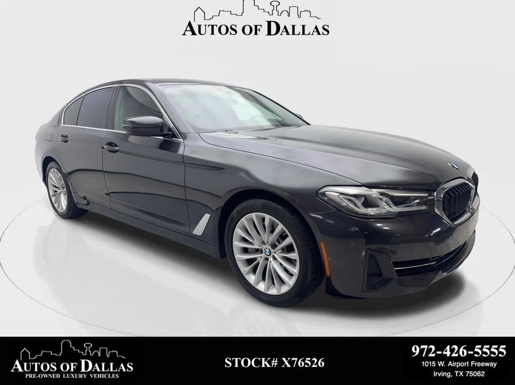 Gray 2022 BMW 5 Series 530i for sale in Irving, TX