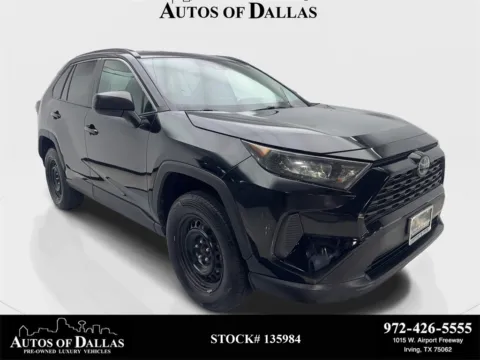 Black 2021 Toyota RAV4 LE for sale in Irving, TX