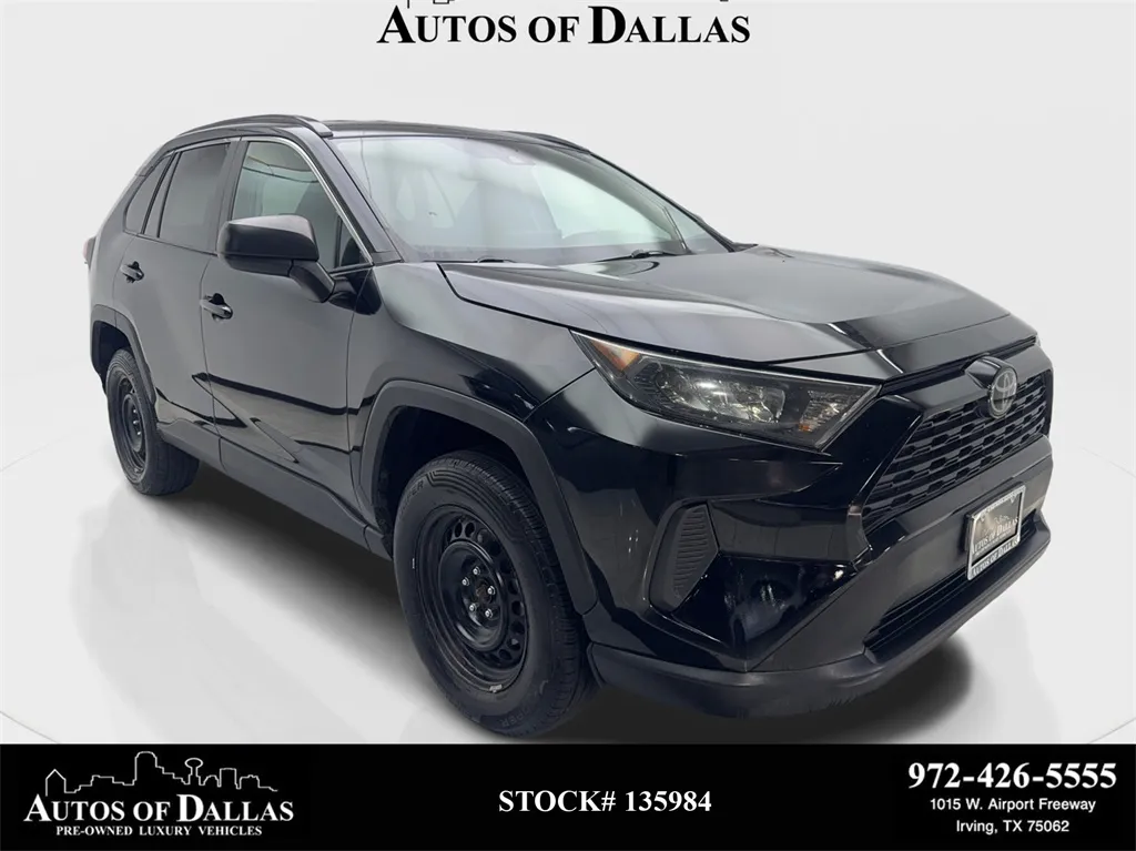 Black 2021 Toyota RAV4 LE for sale in Irving, TX