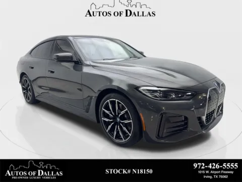 Gray 2022 BMW i4 eDrive40 M SPORT,NAV,CAM,SUNROOF,HTD STS,BLIND SPO for sale in Irving, TX