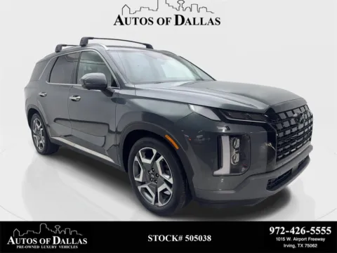 Gray 2023 Hyundai Palisade Limited NAV,CAM,SUNROOF,4-CLMT STS,BLIND SPOT,3RD for sale in Irving, TX