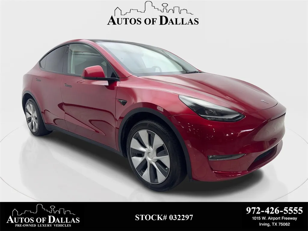 Red 2024 Tesla Model Y Long Range NAV,CAM,PANO,HTD STS,BLIND SPOT,19" WLS for sale in Irving, TX