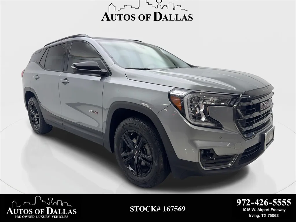 Gray 2023 GMC Terrain AT4 for sale in Irving, TX