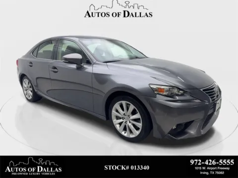 Gray 2016 Lexus IS 200t for sale in Irving, TX