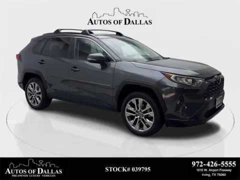 Gray 2020 Toyota RAV4 XLE Premium for sale in Irving, TX