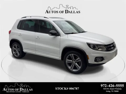 White 2017 Volkswagen Tiguan Sport for sale in Irving, TX