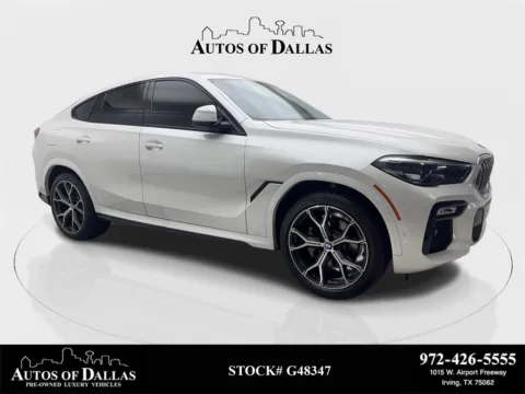 White 2021 BMW X6 sDrive40i for sale in Irving, TX
