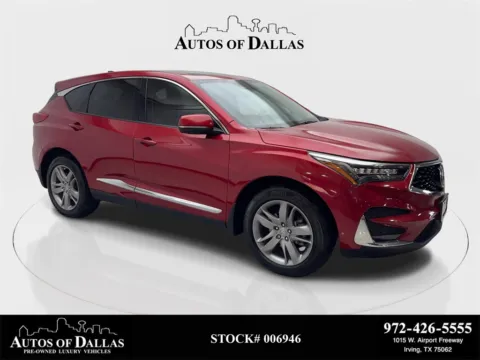 Red 2019 Acura RDX Advance Package for sale in Irving, TX