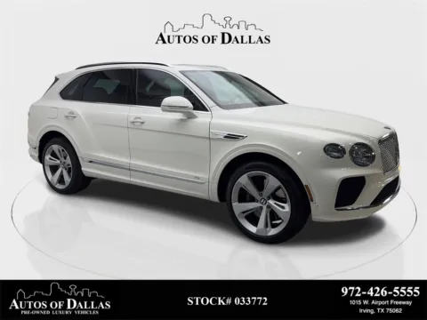 White 2021 Bentley Bentayga V8 for sale in Irving, TX