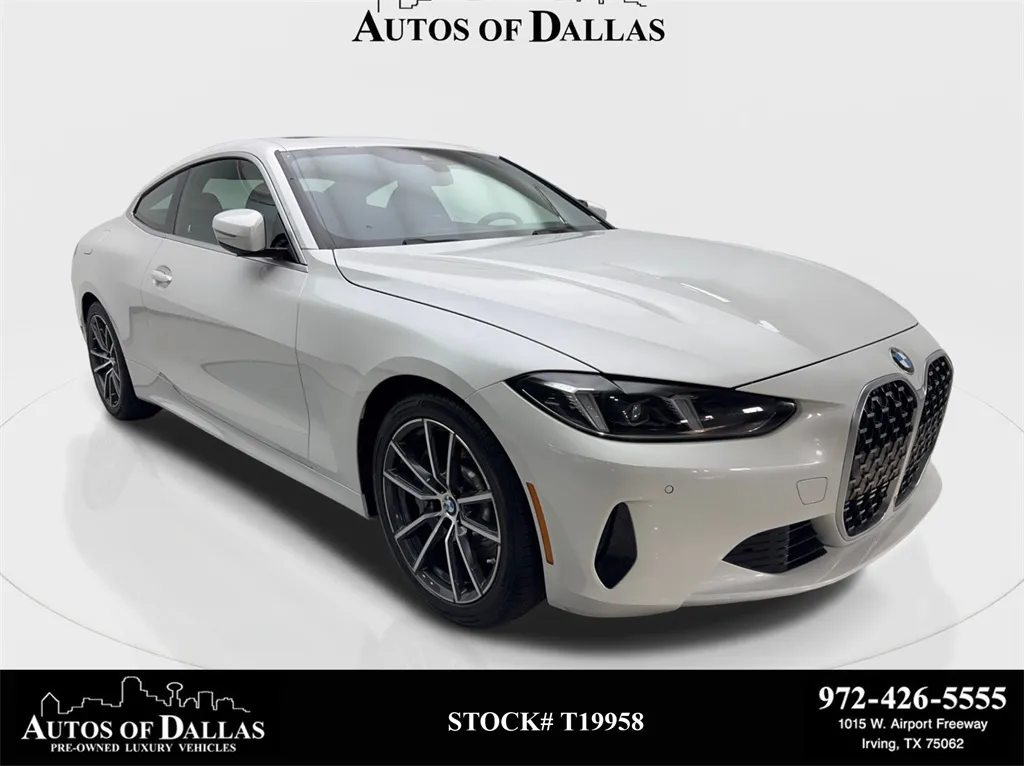 White 2025 BMW 4 Series 430i for sale in Irving, TX