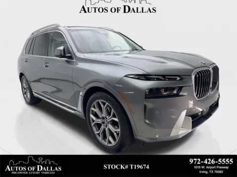 Gray 2024 BMW X7 xDrive40i for sale in Irving, TX
