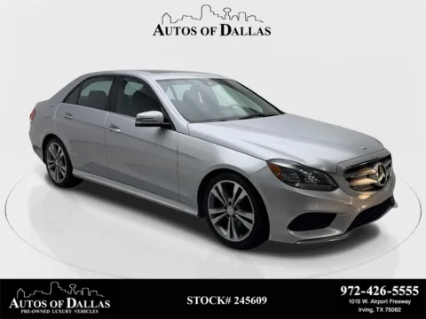 Silver 2016 Mercedes-Benz E-Class E 350 for sale in Irving, TX