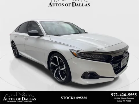 White 2021 Honda Accord Sport for sale in Irving, TX