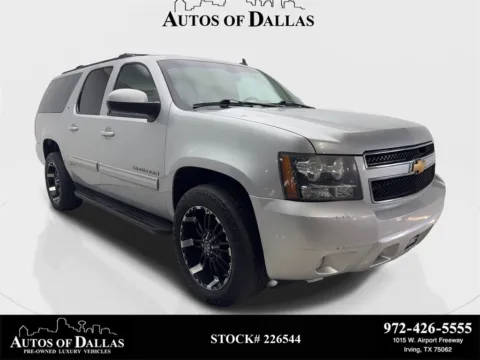 Silver 2013 Chevrolet Suburban 1500 LT for sale in Irving, TX