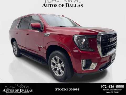 Red 2022 GMC Yukon SLE NAV,CAM,18" WLS,3RD ROW for sale in Irving, TX