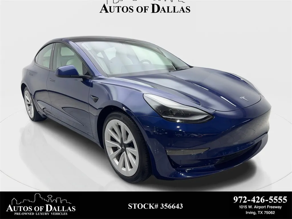2022 Tesla Model 3 NAV,CAM,PANO,HTD STS,BLIND SPOT,19" WLS for sale in Irving, TX