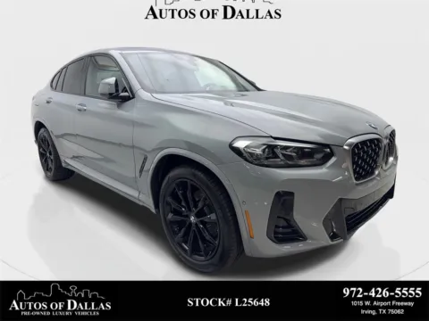 Gray 2022 BMW X4 xDrive30i M SPORT,NAV,CAM,PANO,HTD STS,BLIND SPOT for sale in Irving, TX