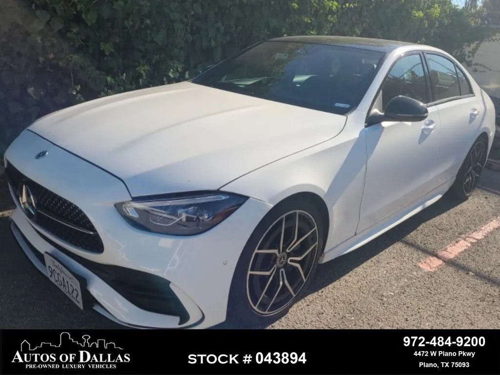 2022 Mercedes-Benz C-Class C 300 AMG NIGHT PKG,NAV,CAM,PANO,BLIND SPOT for sale in Plano, TX