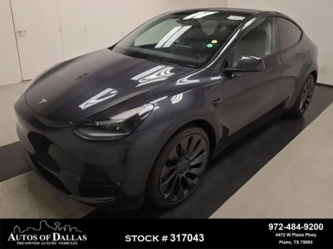 Gray 2024 Tesla Model Y Performance NAV,CAM,PANO,BLIND SPOT,21" WHLS for sale in Plano, TX