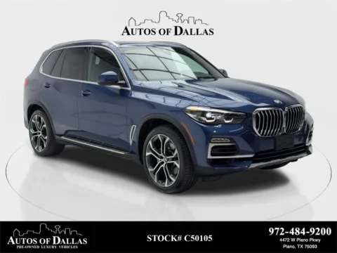 Blue 2020 BMW X5 sDrive40i X LINE,NAV,CAM,PANO,HTD STS,BLIND SPOT,2 for sale in Plano, TX