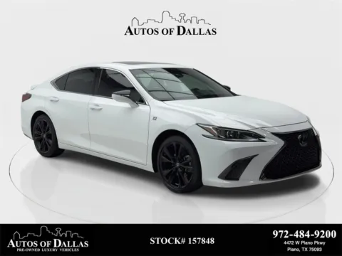White 2023 Lexus ES 350 F Sport CAM,SUNROOF,CLMT STS,BLIND SPOT,19" WL for sale in Plano, TX