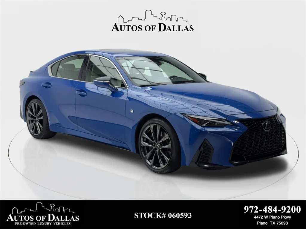 2023 Lexus IS 350 F SPORT CAM,SUNROOF,CLMT STS,BLIND SPOT,19" WL
