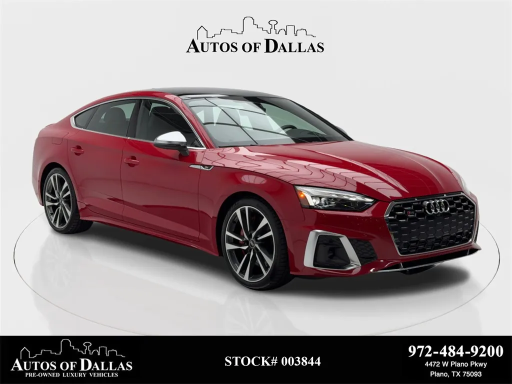 Red 2023 Audi S5 Sportback Prestige NAV,CAM,PANO,BLIND SPOT,SEAT MASSAGE for sale in Plano, TX