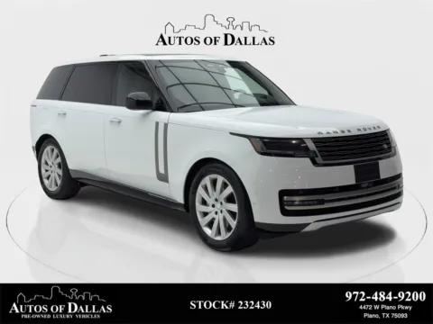 White 2024 Land Rover Range Rover SE LWB NAV,CAM,PANO,CLMT STS,HEADS UP,3RD ROW for sale in Plano, TX