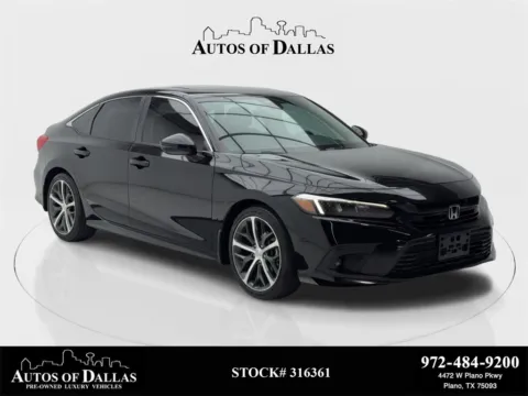 Black 2022 Honda Civic Touring for sale in Plano, TX