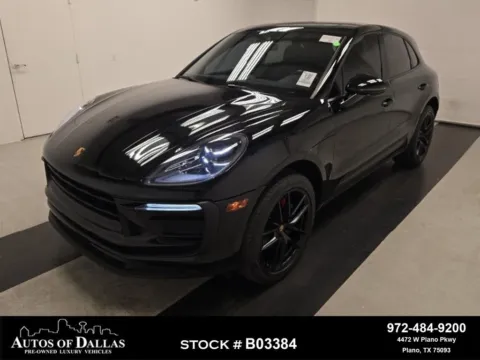 Black 2022 Porsche Macan NAV,CAM,PANO,HTD STS,BLIND SPOT,19" WLS for sale in Plano, TX