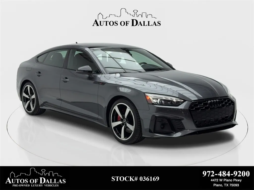 2022 Audi A5 Sportback Premium Plus CAM,PANO,HTD STS,BLIND SPOT,19" WLS