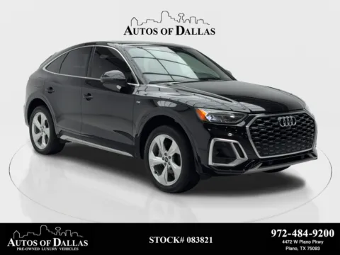 Black 2024 Audi Q5 Sportback 45 S line Premium CAM,PANO,HTD STS,BLIND SPOT for sale in Plano, TX