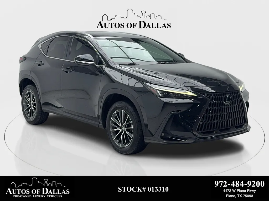 Black 2022 Lexus NX 350 Premium NAV,CAM,SUNROOF,CLMT STS,BLIND SPOT for sale in Plano, TX