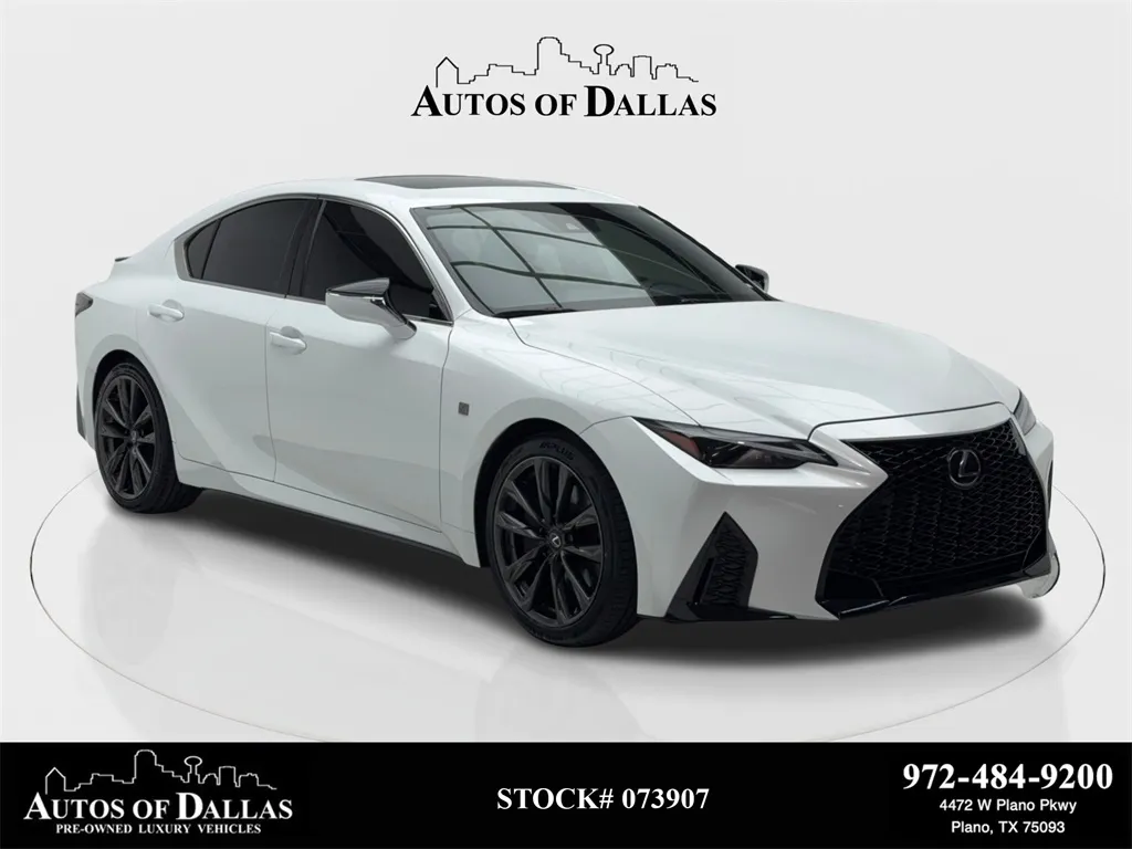 2024 Lexus IS 350 F SPORT Design CAM,SUNROOF,CLMT STS,BLIND SPOT