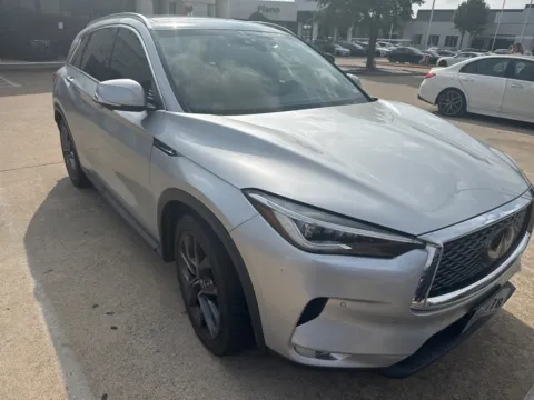 Silver 2019 INFINITI QX50 ESSENTIAL for sale in Plano, TX