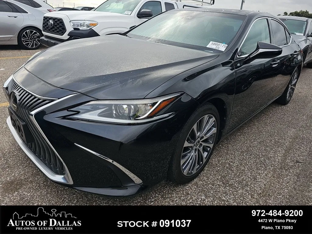 Black 2021 Lexus ES 350 NAV,CAM,SUNROOF,CLMT STS,BLIND SPOT,18" WLS for sale in Plano, TX